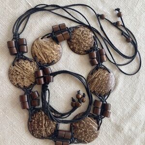 Source Unknown Brown and Black Belt with Rustic Charm